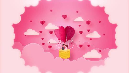 粉红唯美爱情故事片头模板AE视频素材教程下载