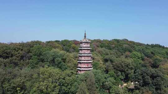 武汉洪山区宝通禅寺航拍