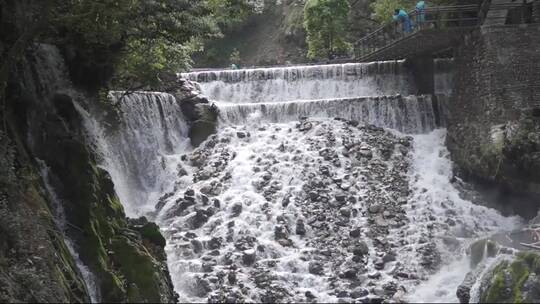 瀑布 螺髻山温泉 螺髻山