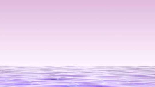 紫色水波天空背景三维3D