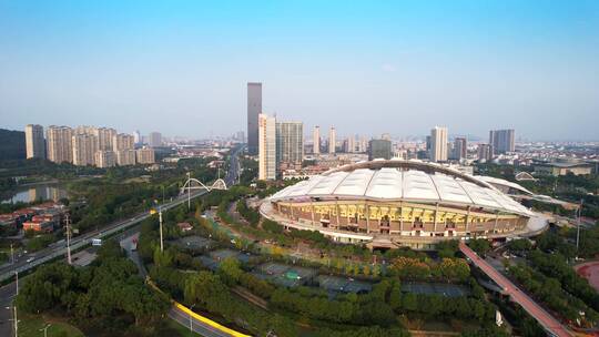 江苏省江阴市体育中心城市环境