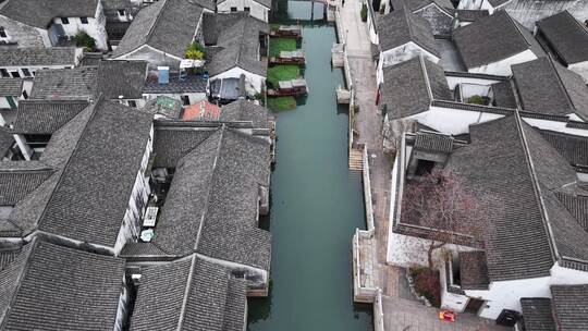 浙江湖州小西街历史文化街区航拍