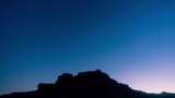 内蒙古峡谷日落星空高清在线视频素材下载
