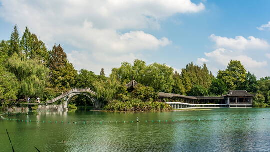 杭州西湖山水自然风景