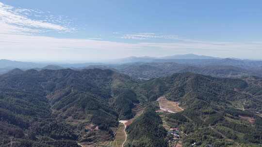 巍峨大山山川丘陵航拍