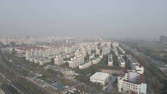 上海闵行区全景4K航拍原素材视频素材模板下载