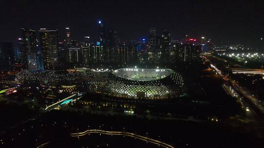 后海深圳湾夜景