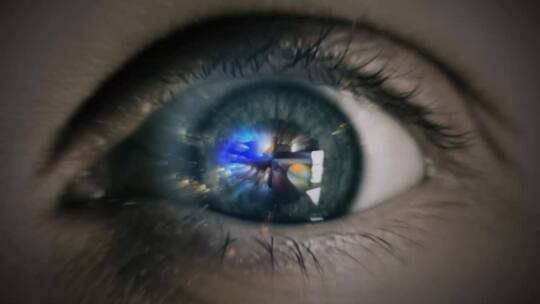 真实人眼瞳孔穿越AE视频素材教程下载