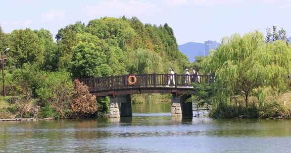 苏州镇湖太湖湿地公园美丽风景