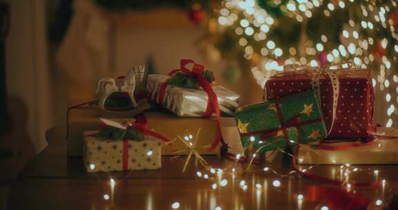 圣诞节，圣诞灯，传统，圣诞装饰