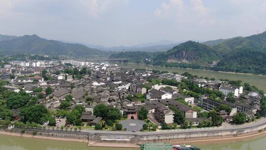 旅游景区湖南洪江黔阳古城4A景区航拍