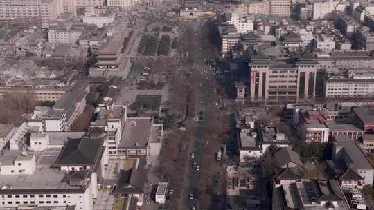 西安钟楼全景