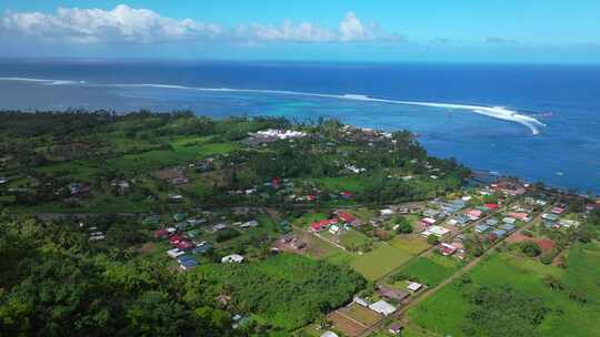 Teahupoo Tahiti无人机飞越