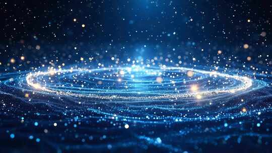 粒子光斑组成的海洋星轨星辰大海合集4K