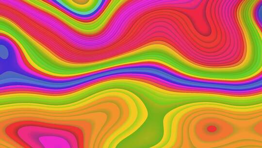 五彩绚丽色彩创意抽象艺术背景