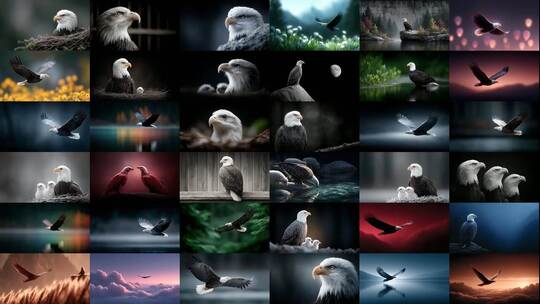 白头鹰的生命史诗王者风范尽显高清在线视频素材下载