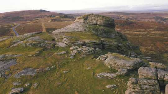 Dartmoor，国家公园，英国，无人机