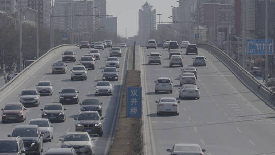 城市车流视频素材模板下载