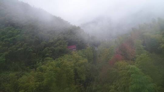 下雨天野外跑步