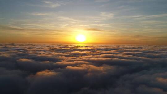 4K天空云海太阳转场空镜日出日落夕阳