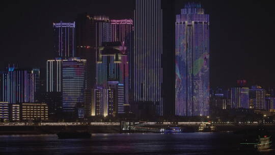 索尼FX3武汉江滩城市夜景