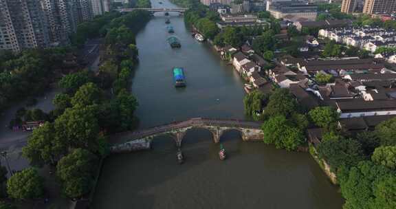 杭州拱墅区京杭大运河拱宸桥桥西历史街区