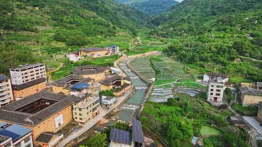 4k航拍福建土楼王承启楼大鱼海棠