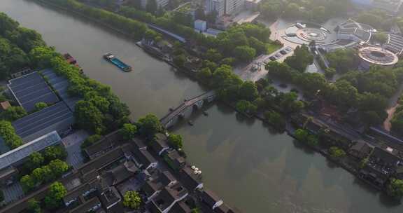 杭州拱墅区大运河拱宸桥历史街区