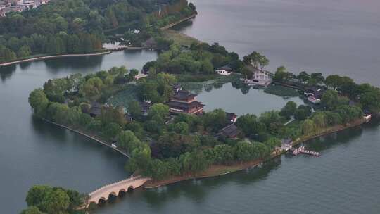 京杭运河苏州石湖景区景观（航拍视频）