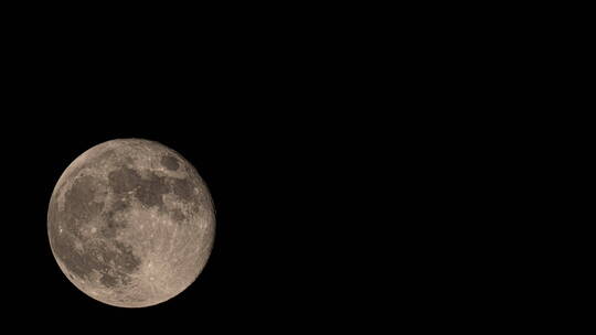 4K超清晰月球延时