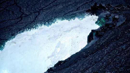 冰川冰裂场景