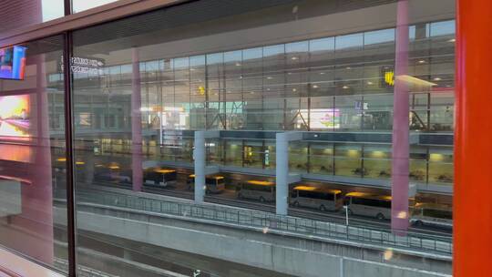 北京首都国际机场T3航站楼候机厅视频素材模板下载