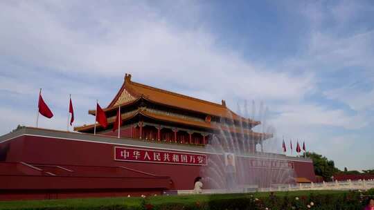 天安门建筑全景素材