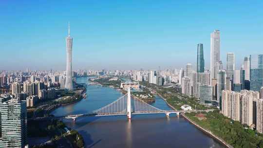 广州城市航拍视频素材模板下载