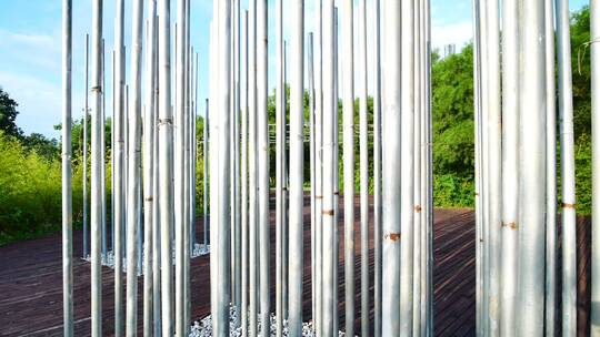 抽象城市雕塑钢管