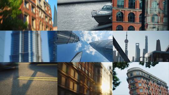 上海 快节奏 快切 时尚都市高清在线视频素材下载