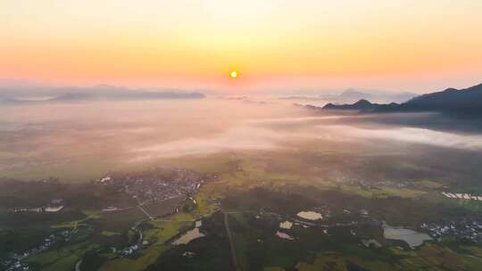 【8分钟】山村田园云海 美丽乡村