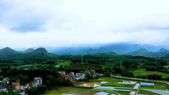 洪水通过连州市