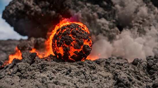 用熔岩V1制作炽热星球、太阳或火球的3D