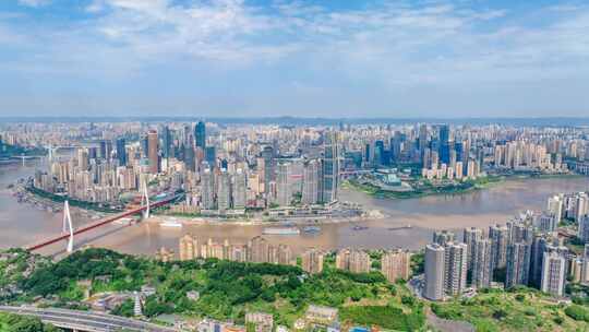 重庆城市大景延时