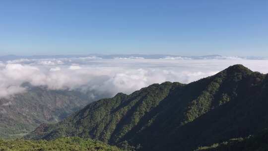 陕西安康云海梯田风光