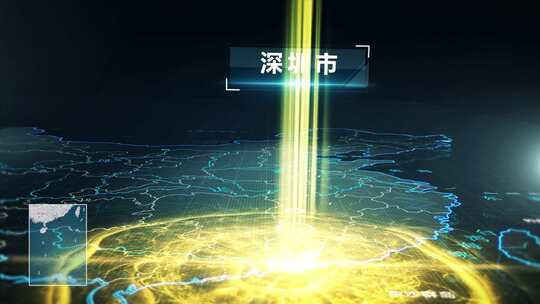 深圳市辐射地图