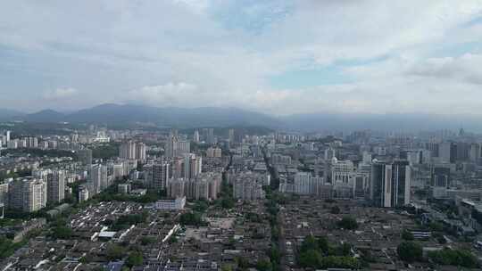 航拍福州风光福州大景城市天际线