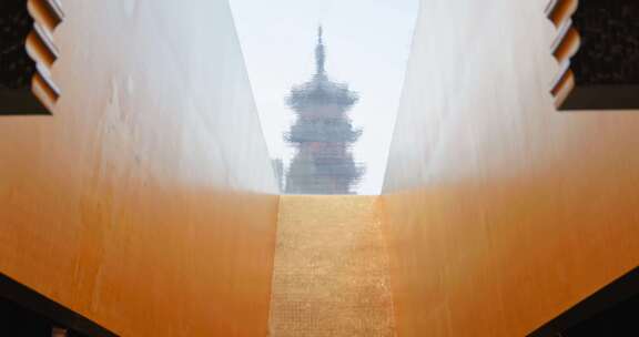 上海龙华塔影空间龙华广场龙华寺