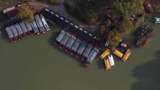 航拍济南平原田野农业湿地自然风光视频素材模板下载