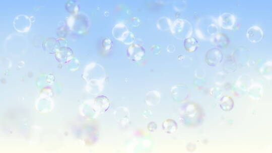 彩色气泡梦幻背景视频素材模板下载