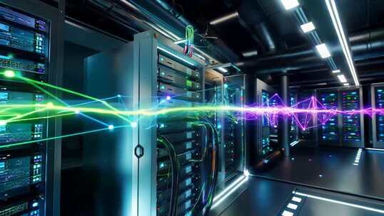 数据中心服务器机房场景