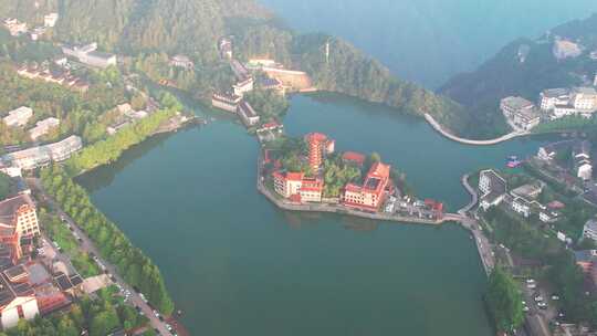 湖北咸宁九宫山风景区云中湖