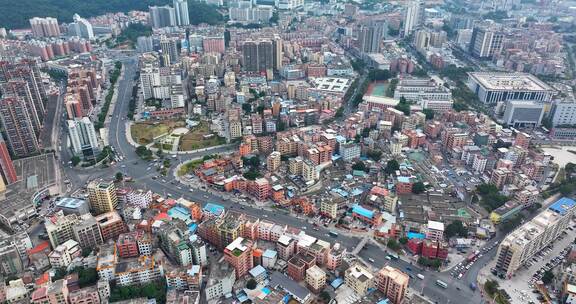 航拍东莞市凤岗镇全景8