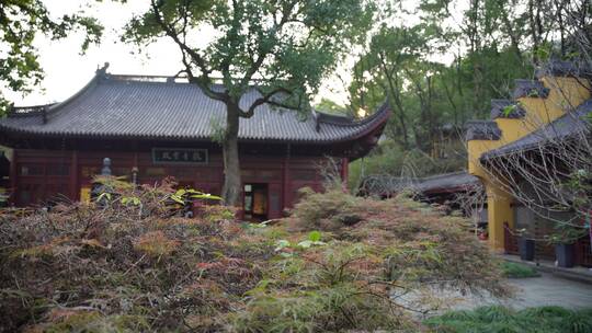 杭州飞来峰永福寺禅院风景